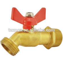brass ball valve faucet with hose end faucet